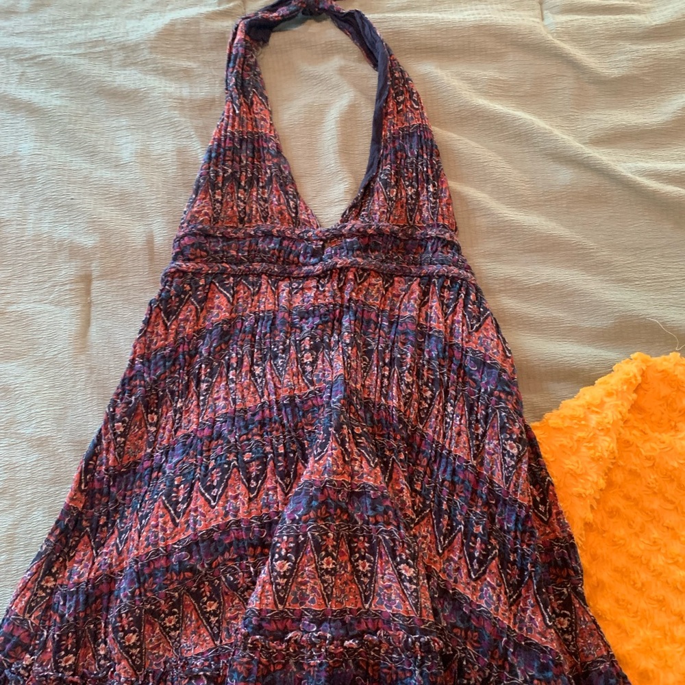 halter top lost + wander dress/ shirt